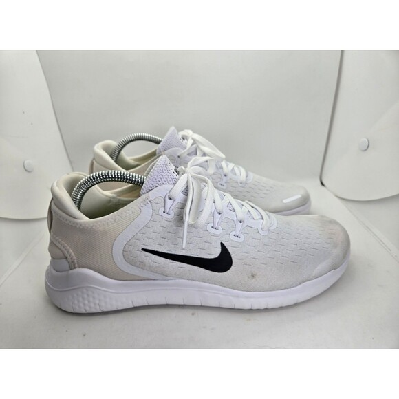 Nike Free RN 2018 Shoes Men\'s 8.5 White Road Running Athletic Minimal Sneakers main image 8